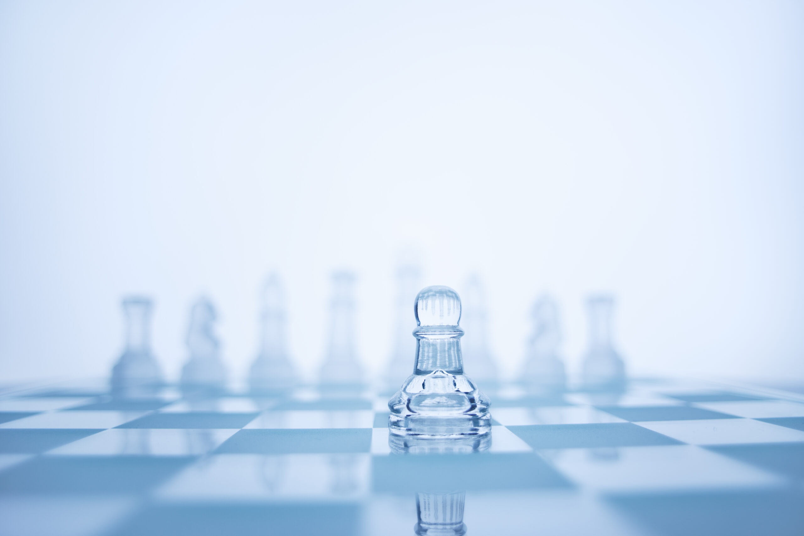 chess pieces on a board